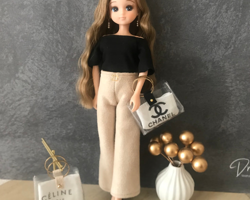 リカちゃん　リブワイドパンツ　セット オンライン限定価格*】リカちゃん 服 かわいいパンツセット | おもちゃ