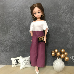 リカちゃん リブワイドパンツ セット リカちゃん リブワイドパンツ セット