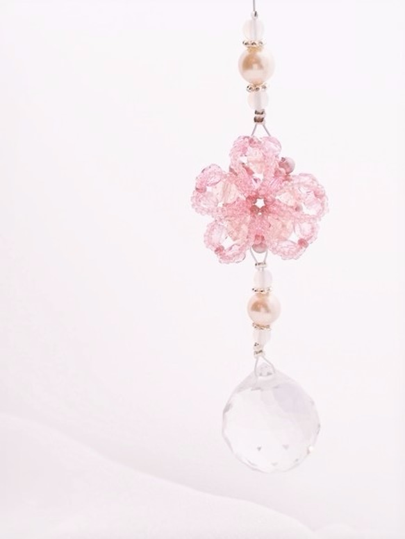 桜SAKURA桜SWAROVSKIオーナメント✩.*˚ 置き型サンキャッチャー ○桜