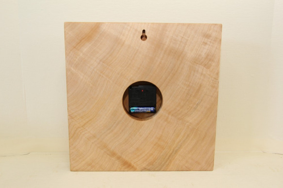 木の時計＜栃＞・掛け時計toc-170　木製時計 5枚目の画像