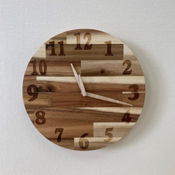 msg様専用・木製時計 1枚目の画像