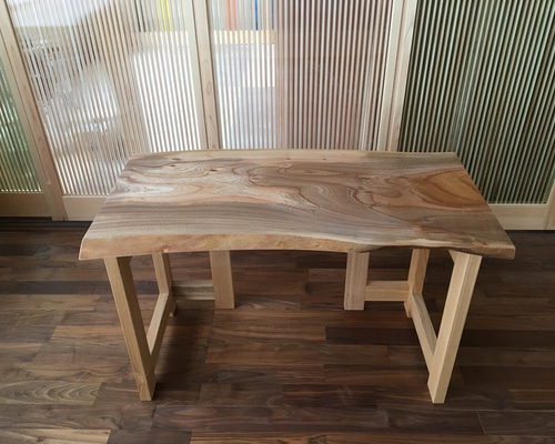 アパデスク勉強机一枚板激安一枚板テレビ台ダイニングテーブル欅