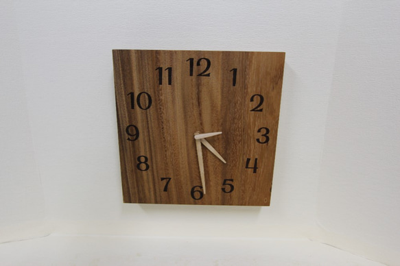 木の時計掛時計モンキーポッド