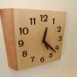 木の時計＜栃＞・掛け時計・置き時計toc-154 3枚目の画像