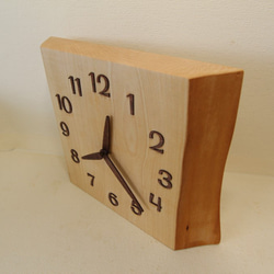 木の時計＜栃＞・掛け時計・置き時計toc-154 4枚目の画像