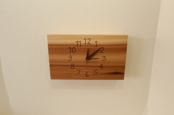 木の時計＜杉＞・掛け時計・置き時計suc-129 木製時計 掛け時計