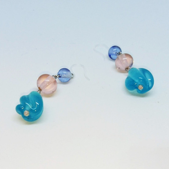 CandyEarrings blue,pink&light blue 2枚目の画像