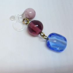 CandyEarrings light purple,purple&blue 2枚目の画像