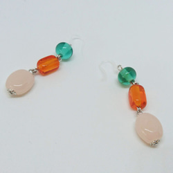 CandyEarrings green,orange&pink 3枚目の画像