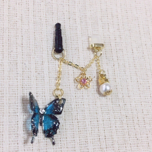 蝶と花 ヘアゴム No.138 異なり 