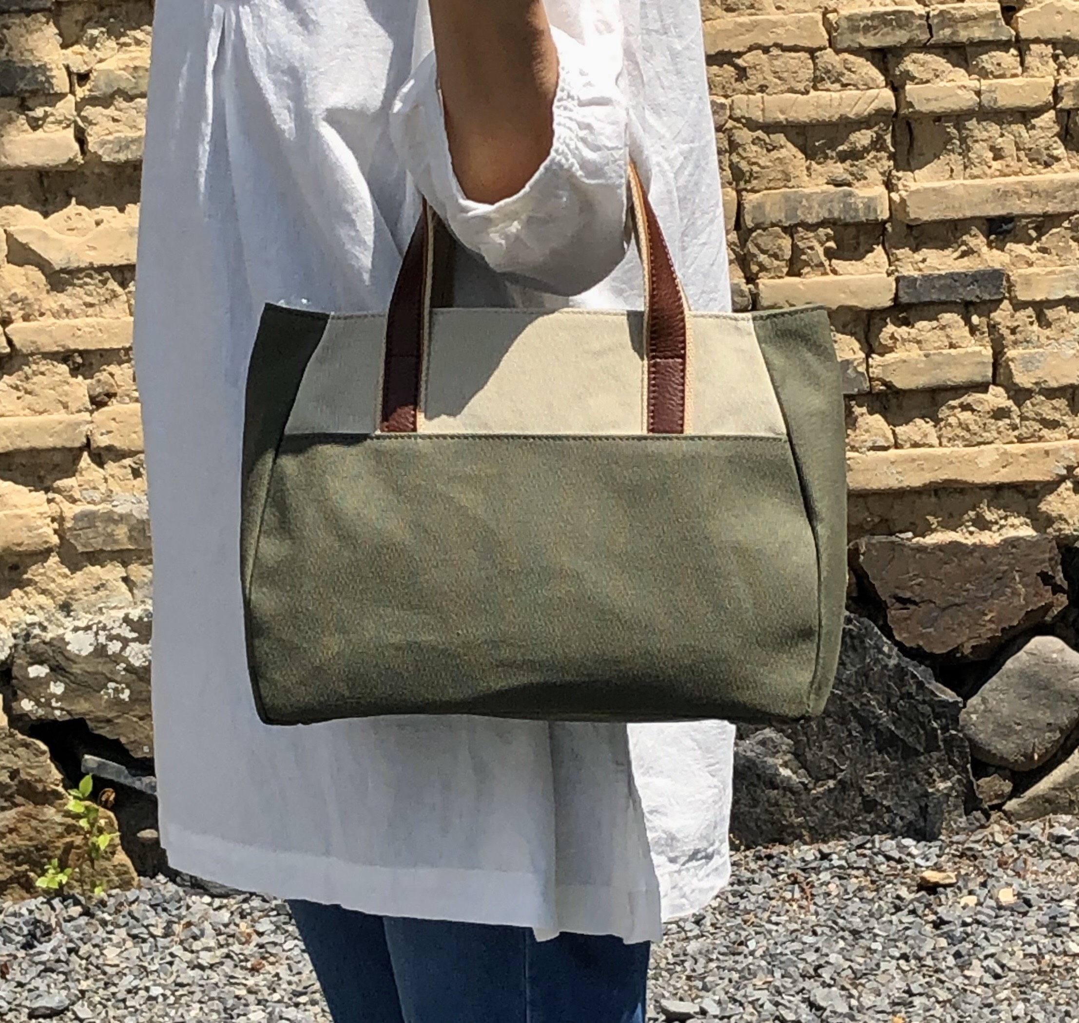 Michi  bag ＊トート＊M（オリーブ）