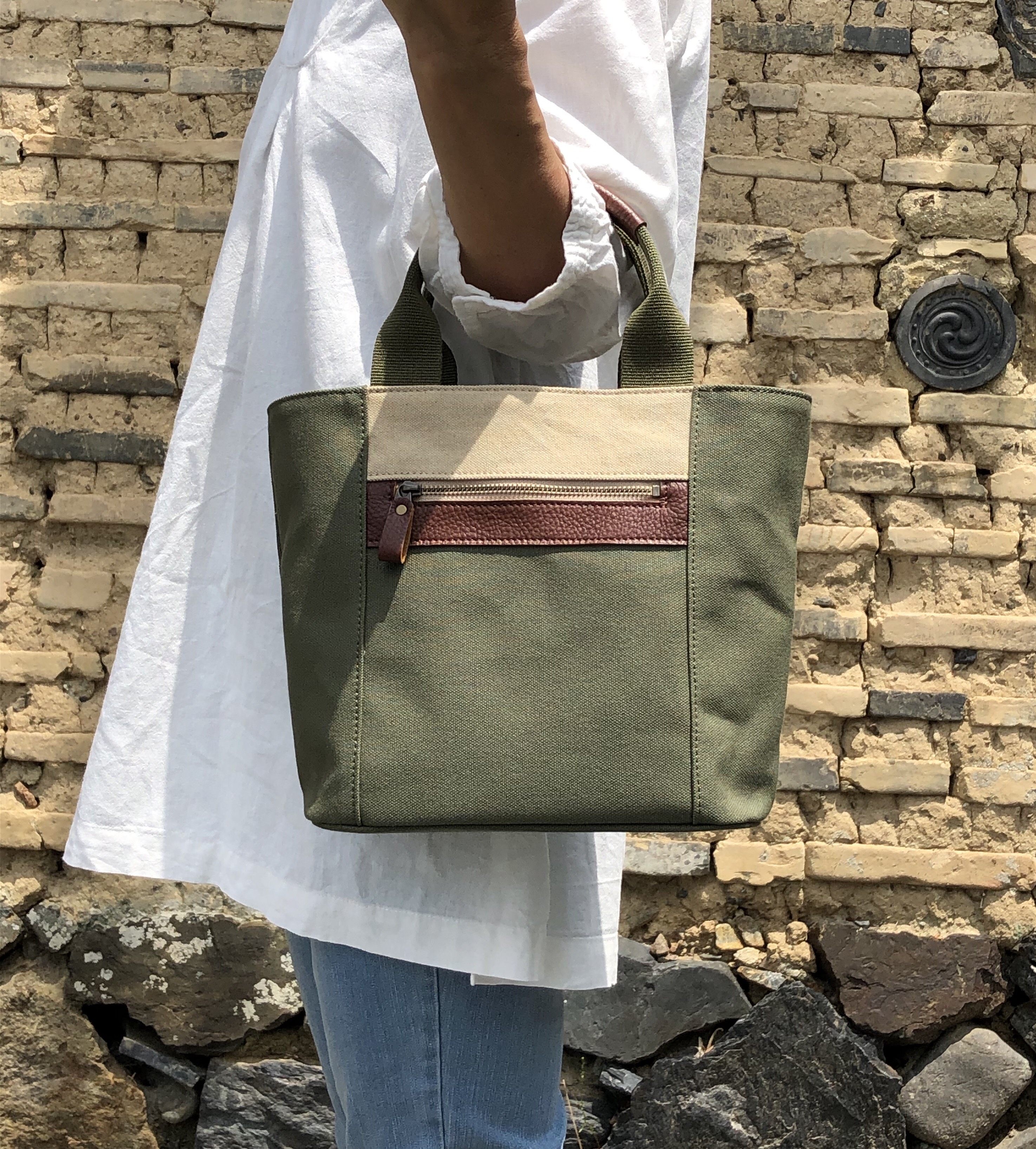 Michi  bag ＊トート＊Ｋ〈オリーブ〉