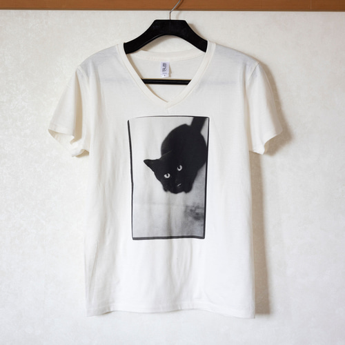 シルクスクリーンプリント『街猫Tシャツ』 Tシャツ Maison
