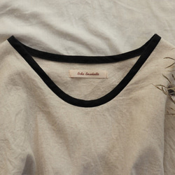 【1点限り】バルーンスリーブブラウス  linen&cotton*kinari 2枚目の画像