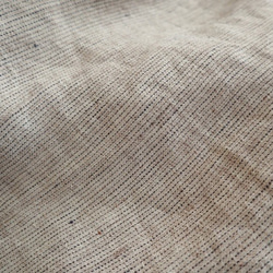 【ラスト1枚】限定品 hana エプロンワンピース linen 100% *kinari (tenten stripe) 4枚目の画像