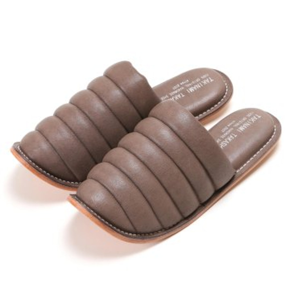 Sofa Slippers MOKO BROWN size M 第1張的照片