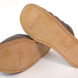 Sofa Slippers MOKO BROWN size M 第3張的照片