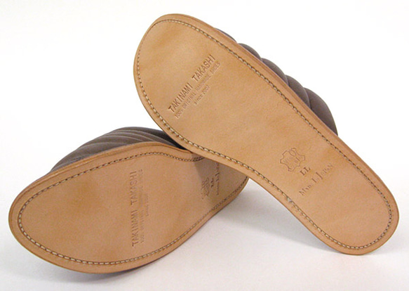 Sofa Slippers MOKO BROWN size M 第3張的照片