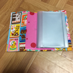 カードケース☆はいから横丁マッチ柄水色 3枚目の画像