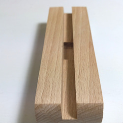 フローティング・スマホ・スタンド　～磁石で張り付く木製スピーカー～ 4枚目の画像