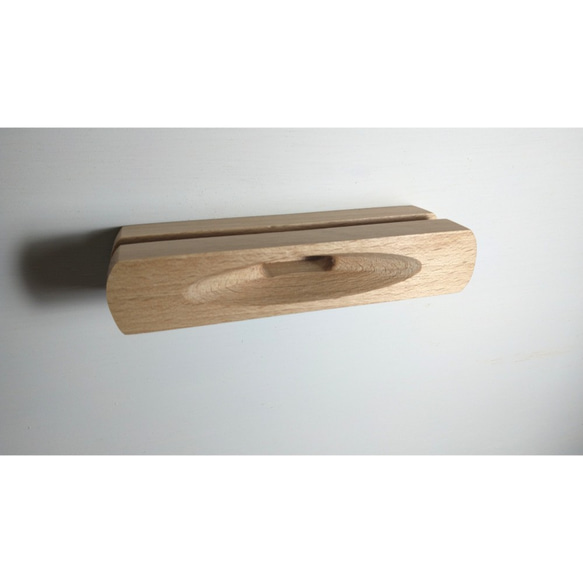 フローティング・スマホ・スタンド　～磁石で張り付く木製スピーカー～ 7枚目の画像