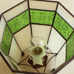 フローラガラスのランプ 5枚目の画像