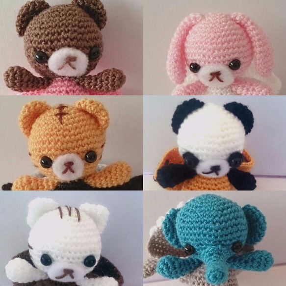 [Made to Order] Bear Costume Crochet Amigurumi 第5張的照片