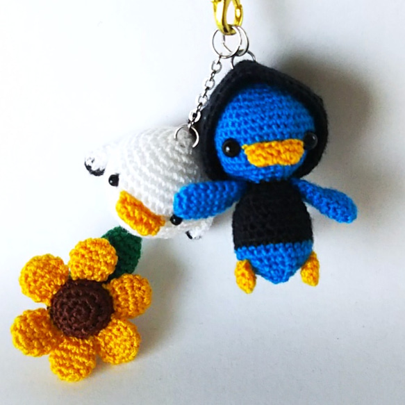 [Made to Order] Penguin Cat hood  Crochet Amigurumi 第1張的照片