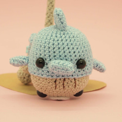 crochet doll/amigurumi/key chain/dolphin costume 第4張的照片