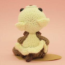 crochet doll/amigurumi/key chain/white bear costume 第3張的照片