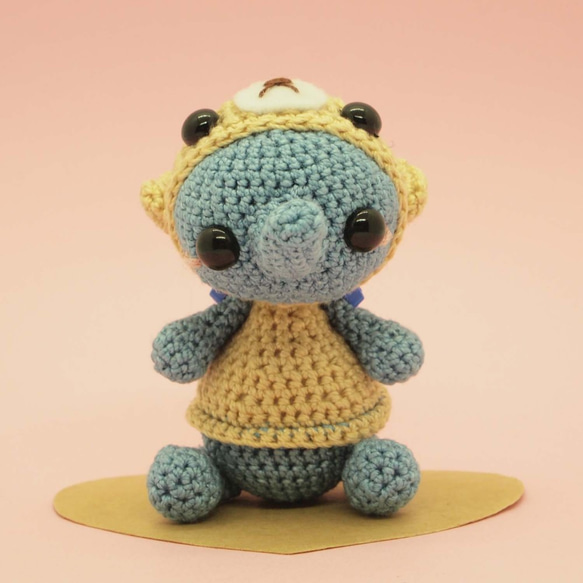 crochet doll/amigurumi/key chain/bear costume 第2張的照片