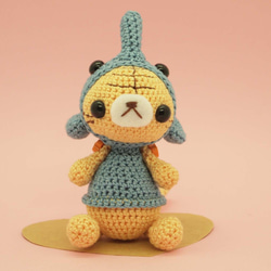 crochet doll/amigurumi/key chain/elephant costume 第2張的照片