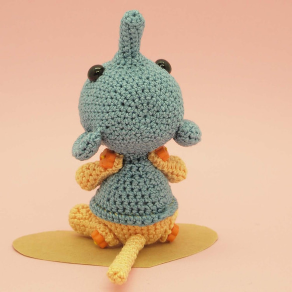 crochet doll/amigurumi/key chain/elephant costume 第3張的照片