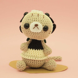 crochet doll/amigurumi/key chain/panda costume 第2張的照片