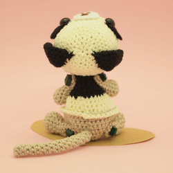 crochet doll/amigurumi/key chain/panda costume 第3張的照片
