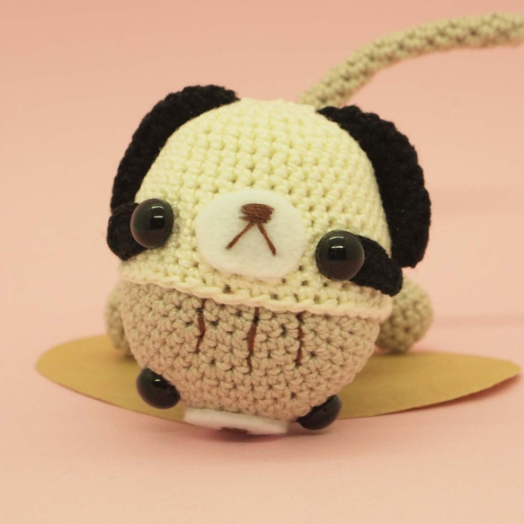 crochet doll/amigurumi/key chain/panda costume 第4張的照片