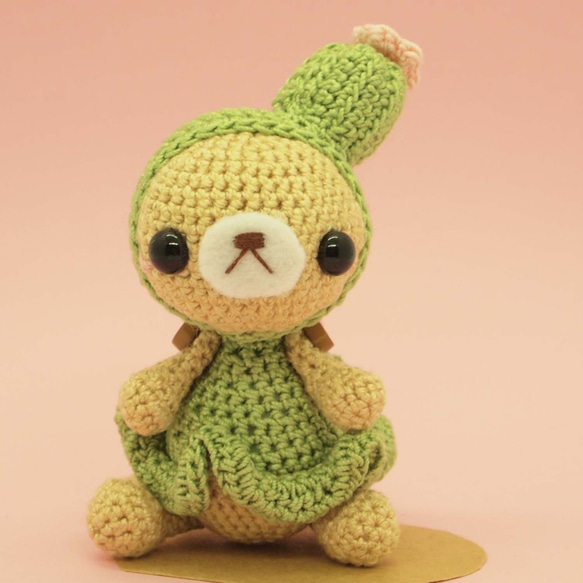 crochet doll/amigurumi/key chain/cactus costume 第2張的照片