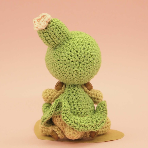 crochet doll/amigurumi/key chain/cactus costume 第3張的照片