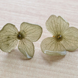 繡球花造型耳針（施華洛世奇水晶） 第1張的照片