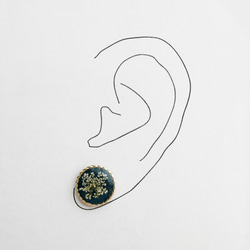 植物耳環（葉/種花） 第3張的照片