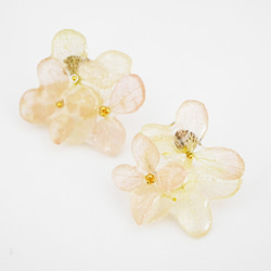 紫陽花のミニブーケ ピアス   P-021/1 1枚目の画像