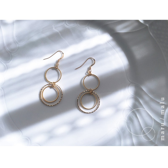 : all is well: Triple Circle Gold Earrings 第2張的照片