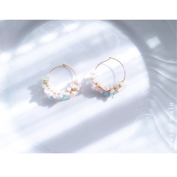 :present: another edition 14kgf colorful earings 第2張的照片