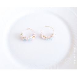:present: another edition 14kgf colorful earings 第3張的照片