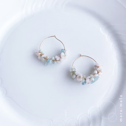 :present: another edition 14kgf colorful earings 第5張的照片
