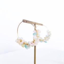 :present: another edition 14kgf colorful earings 第4張的照片