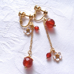 SOLD＊Fraise【苺のピアス/イヤリング】 4枚目の画像