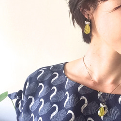 SOLD OUT＊Lime Dew【ピアス/イヤリング】 3枚目の画像