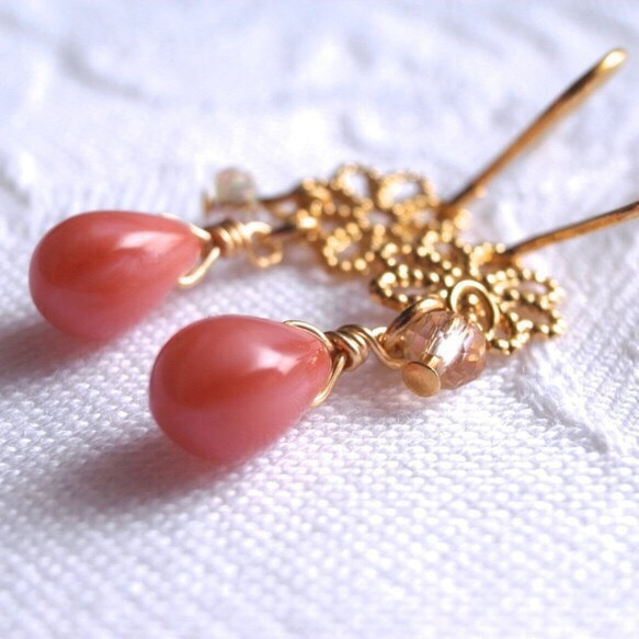 ＊SOLD OUT＊Cherry/ヤエザクラ【Pierce/Earring】 1枚目の画像