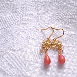 ＊SOLD OUT＊Cherry/ヤエザクラ【Pierce/Earring】 2枚目の画像